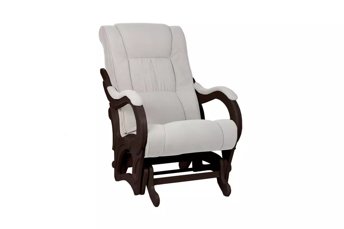 Кресло-маятник Сенатор (1кор) (Verona Light Grey/Венге)