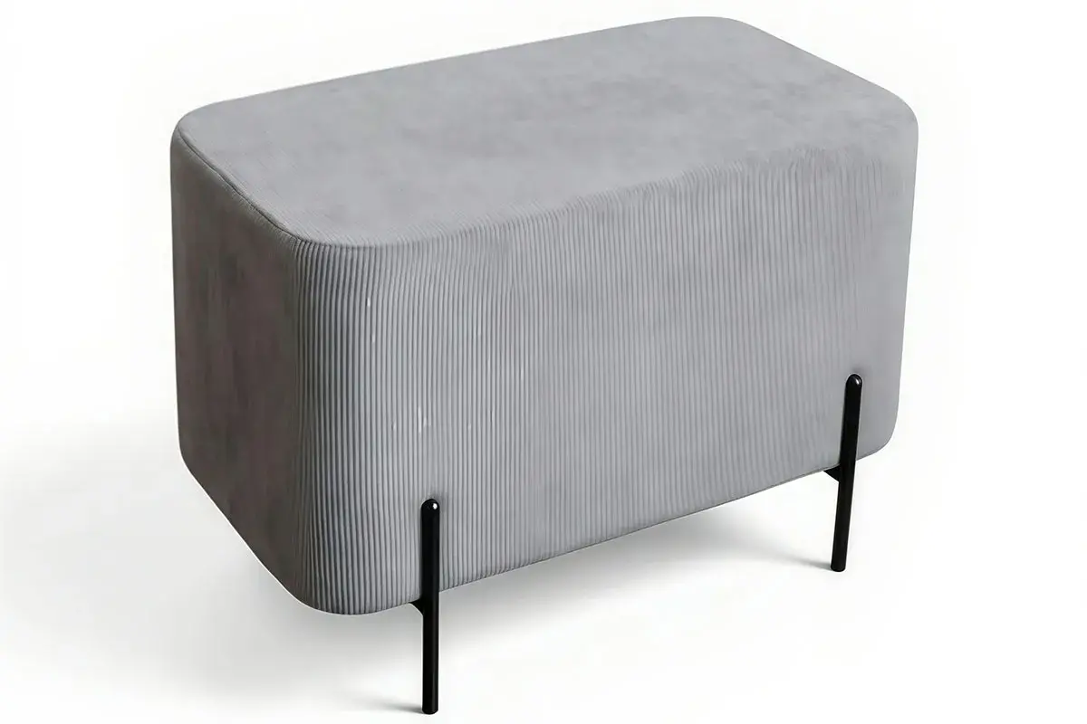 Пуф Gloria Овальный Linea Media (Серый)