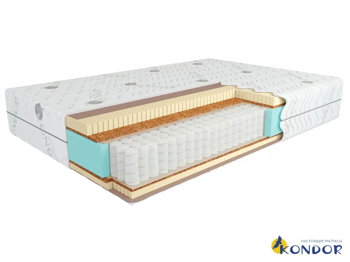 Матрас Kondor Sidney-3 Medio 160х200х23 трикотаж Матрас Kondor Sidney-3 Medio 160х200х23 трикотаж