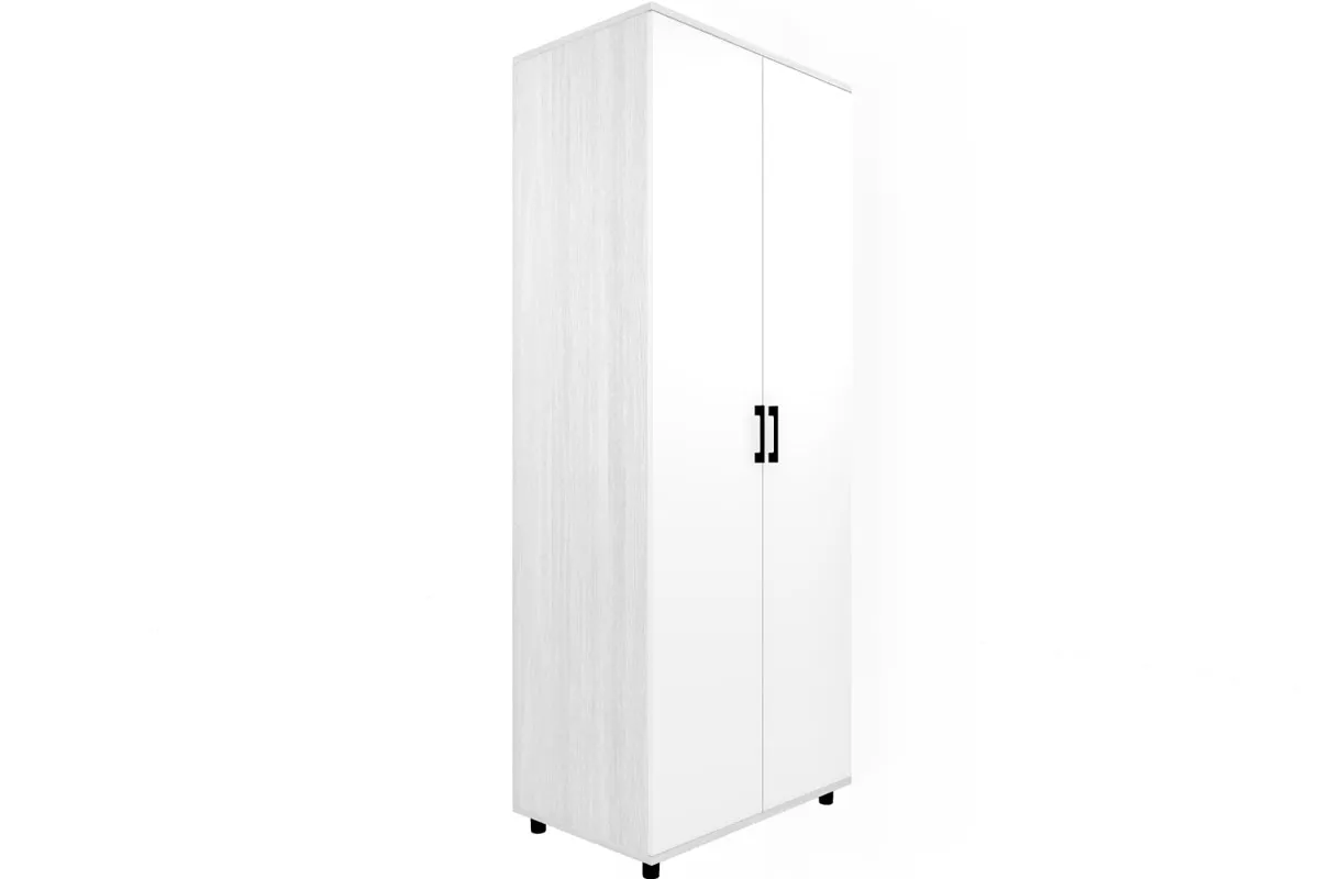 Шкаф для одежды и белья ШК-5002-СЯ-БГ (Снежный Ясень/Белый Бриллиант Глянцевый)