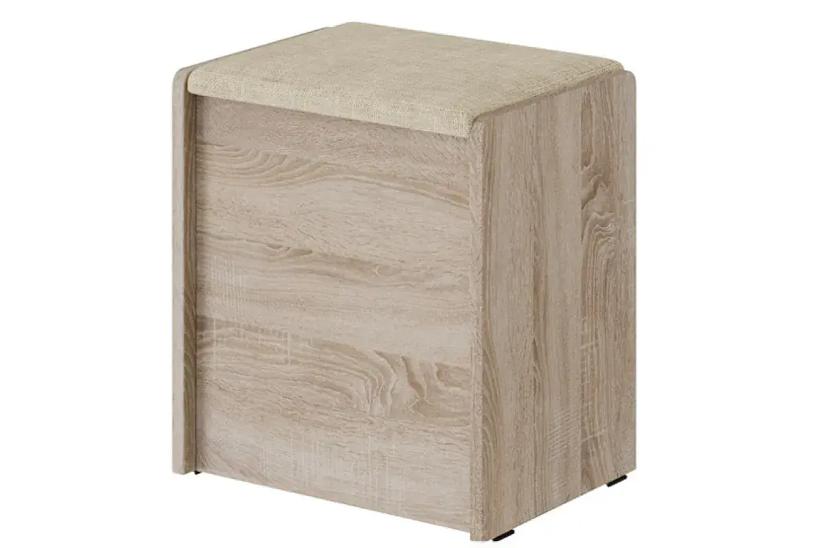 Пуф Чикаго Тип 1 (Дуб сонома / Ткань бежевая)