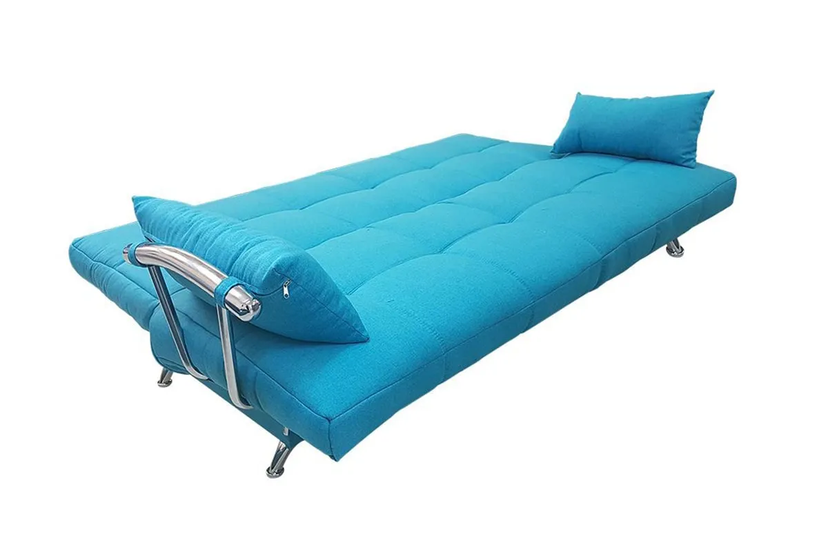 Диван-кровать Финка с хром. бок. "Регина-45.2" Lovely 30 Морская Волна