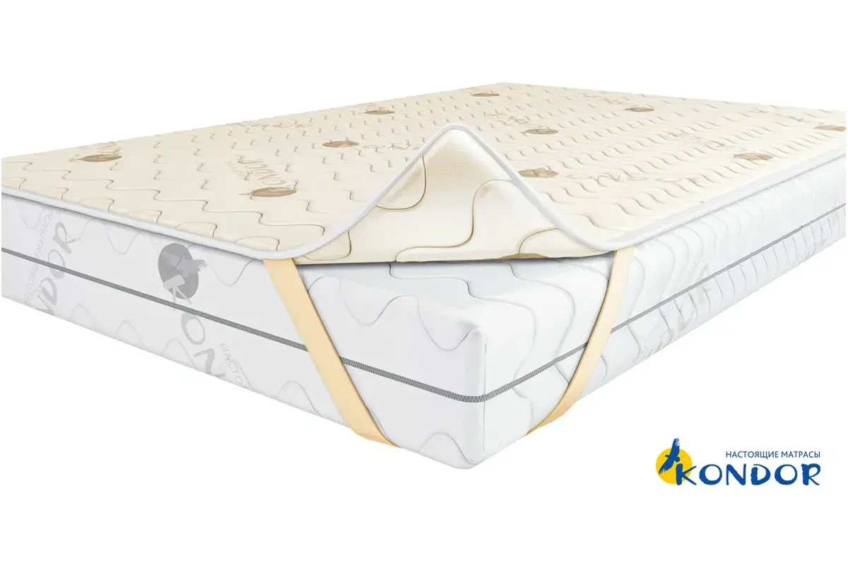 Наматрасник Kondor Memory 3 90х200 Жаккард нестеганый