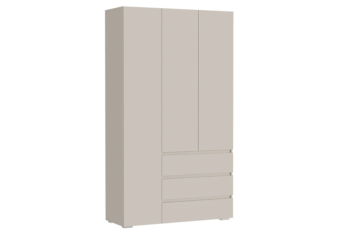 Шкаф 3-створчатый с ящиками Веста (Бежевый)