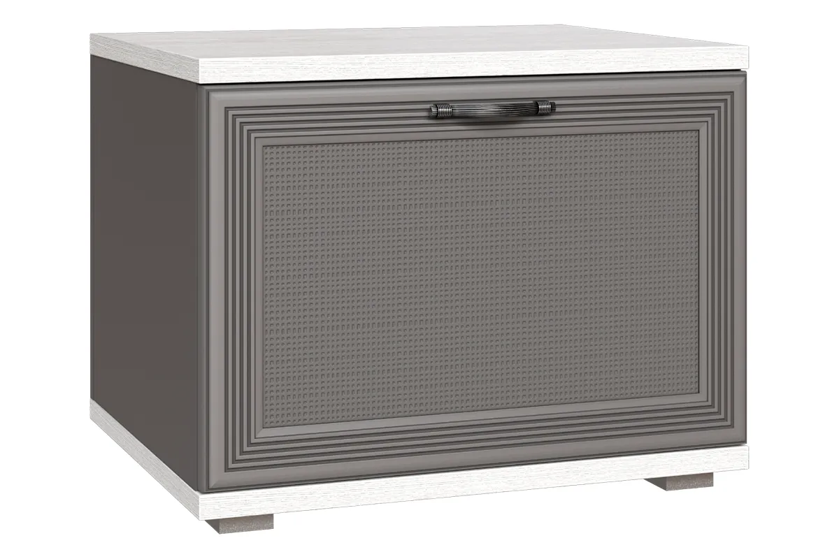 Тумба ТБ-1036-СЯ-СО (Снежный Ясень / Серый Оникс)