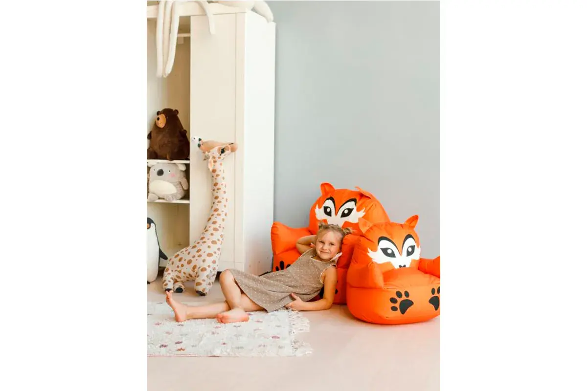 Пуфик Лисичка S Оранжевый