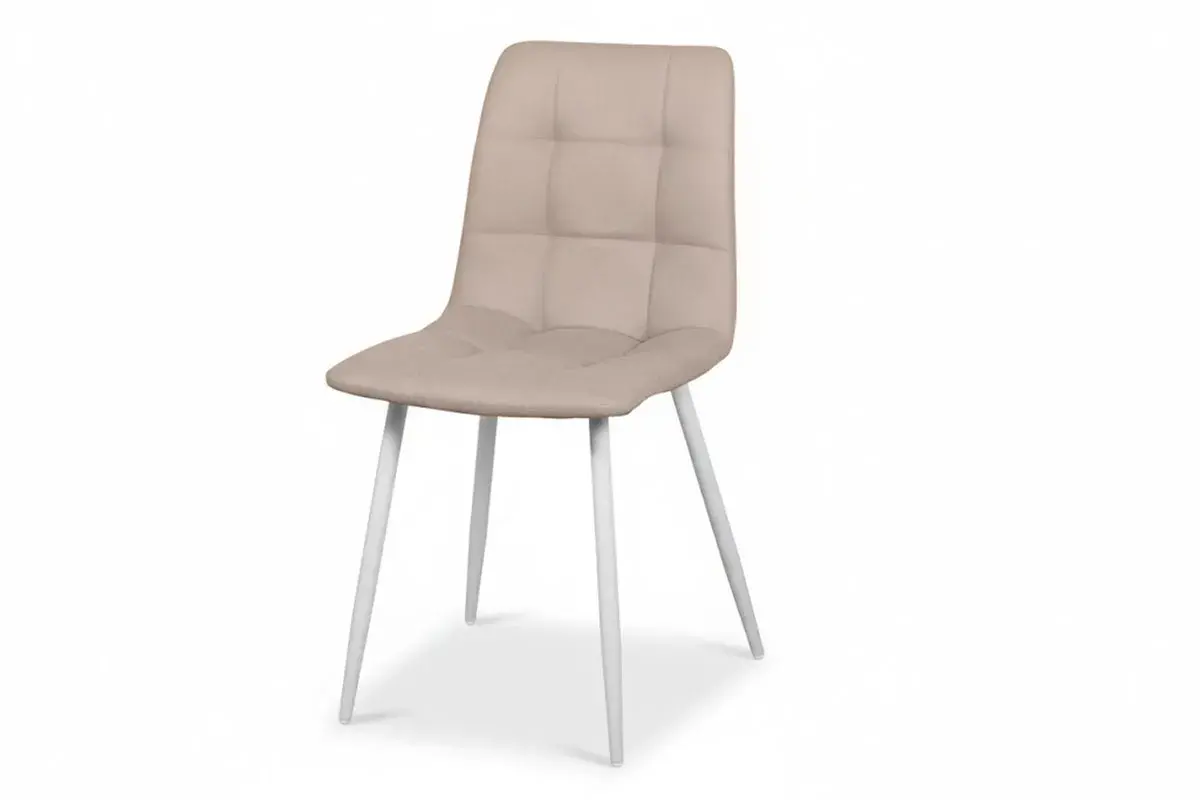 Стул Чили (Белый матовый / Велюр Дрим Beige) СРП-052 