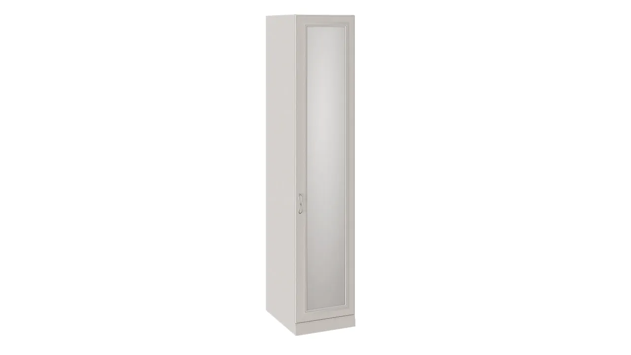Шкаф для белья с 1 зеркальной дверью с опорой Сабрина СМ-307.07.011-01