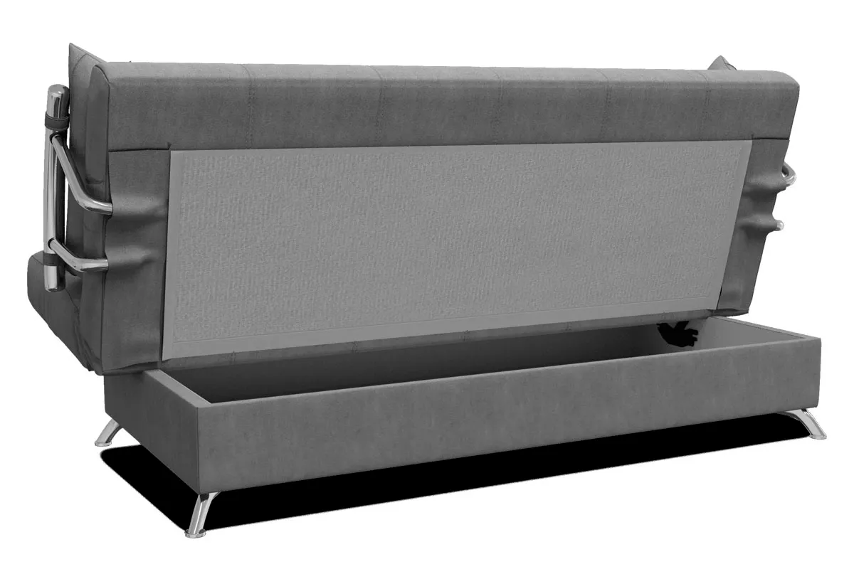 Диван-кровать Финка с хром. бок. "Регина-45.2" Lovely 44 Салатовый