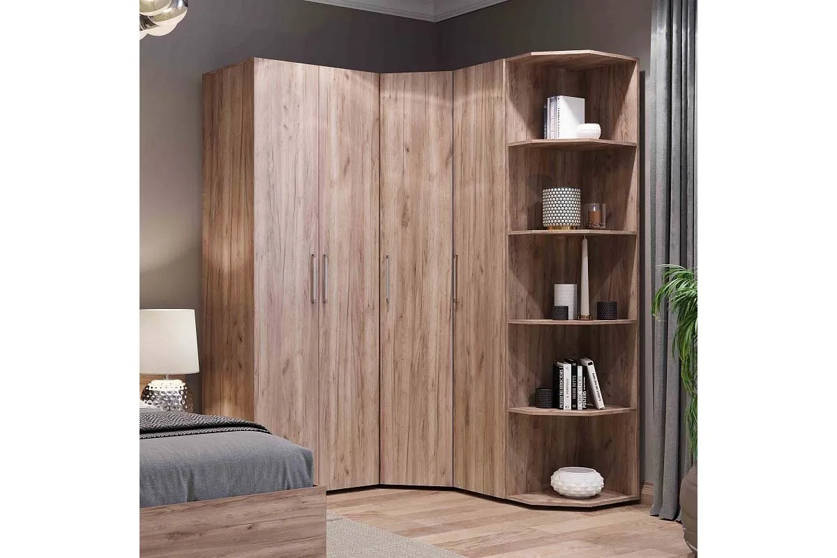 Монако 55 Шкаф для белья Дуб табачный Craft