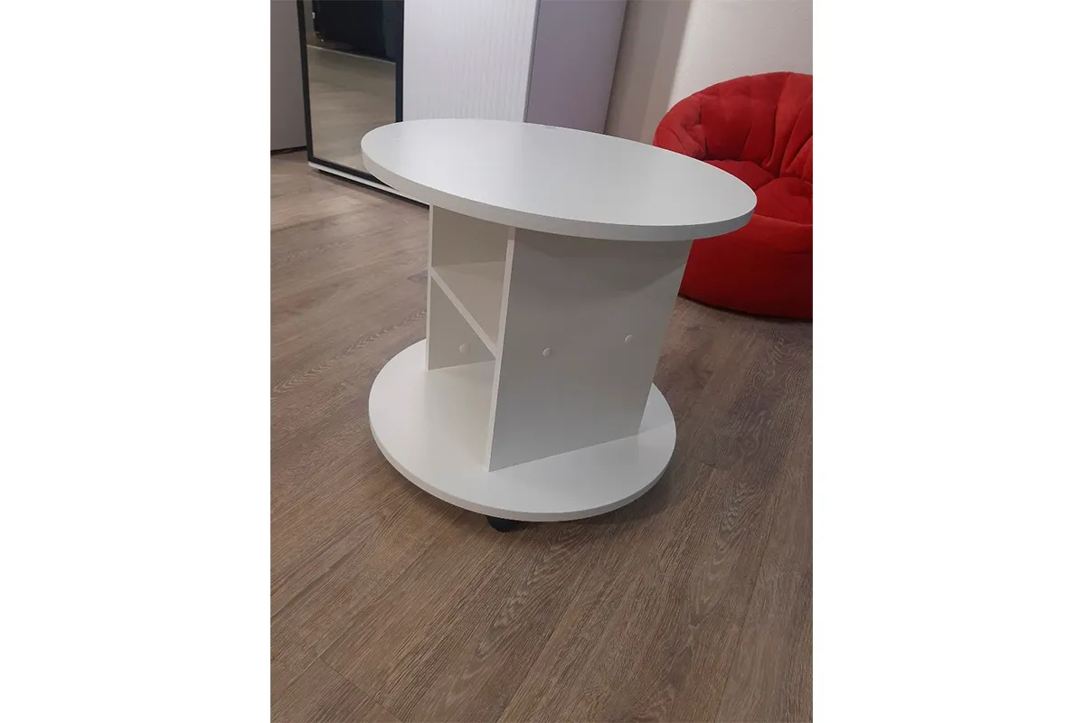 Стол журнальный Остин (Белый ясень)