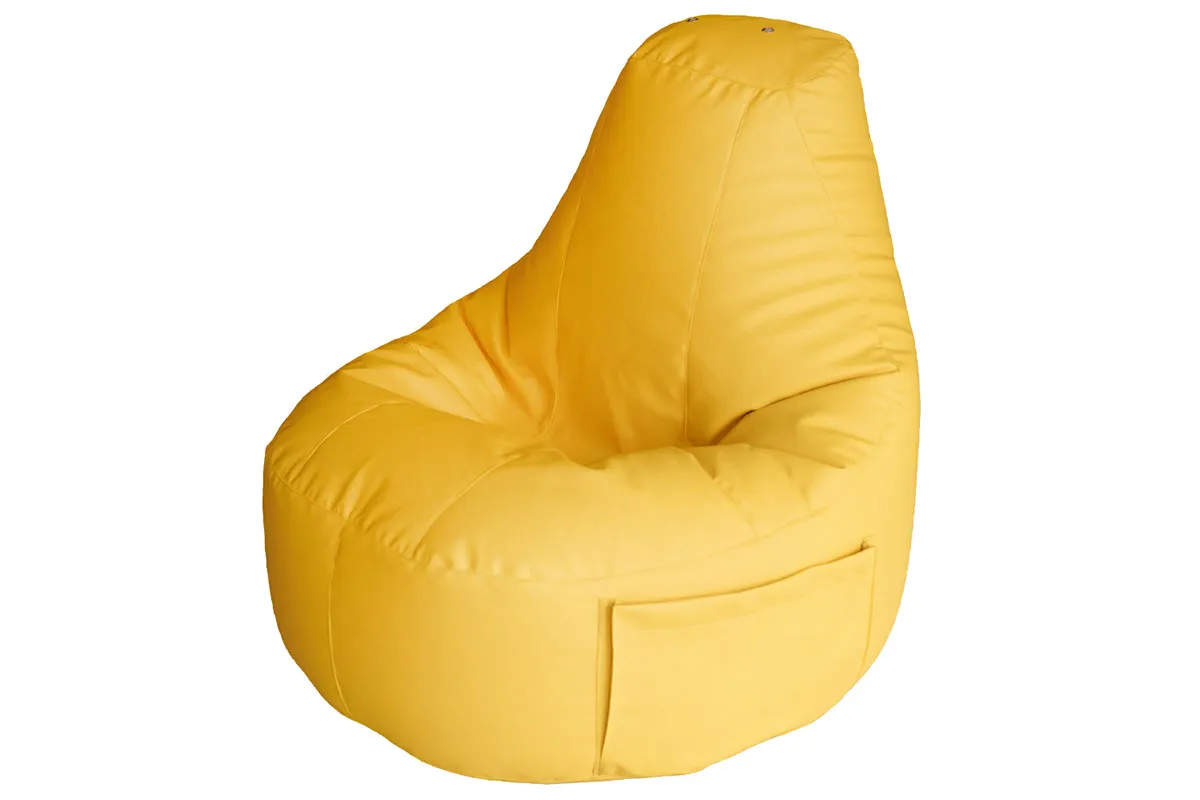 Кресло Комфорт (Желтая/Экокожа)