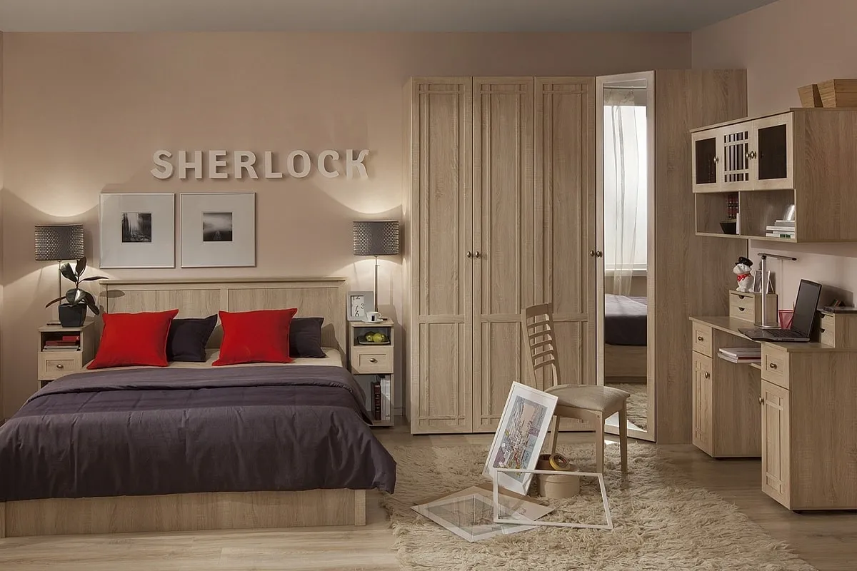 Спальня Sherlock (Дуб Сонома) фото