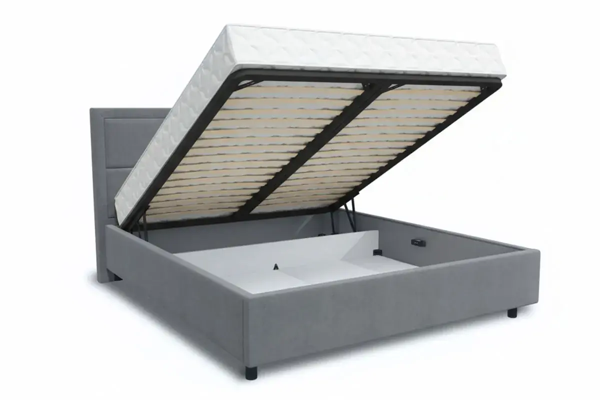 Кровать Квадро-3 с ПМ 160х200 (Тедди 316) 5 кат.