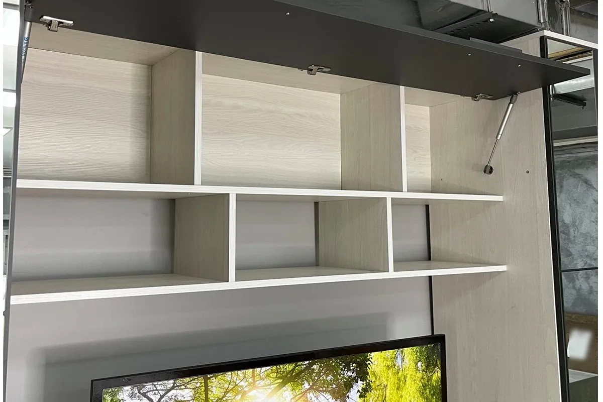 Гостиная Палермо-7 (Анкор белый/Графит)