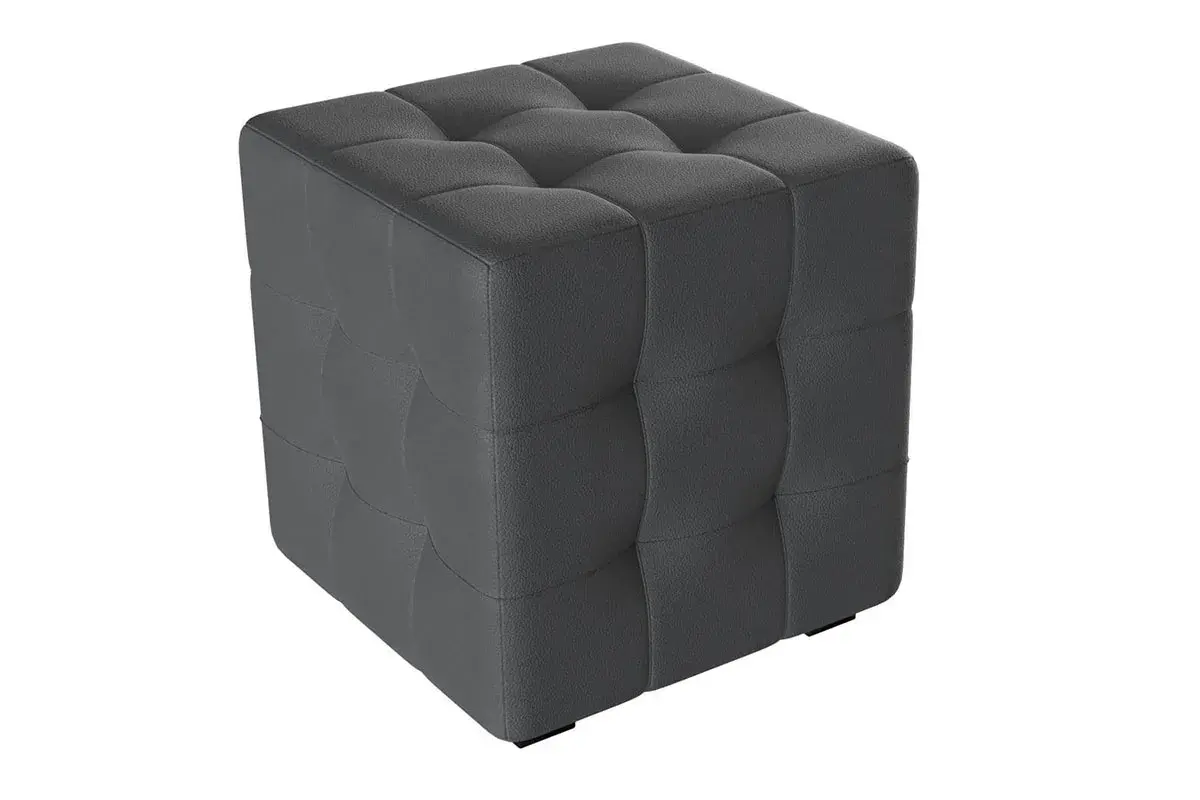 Пуф Модерн-2 (Кожзам / Гольф серый)