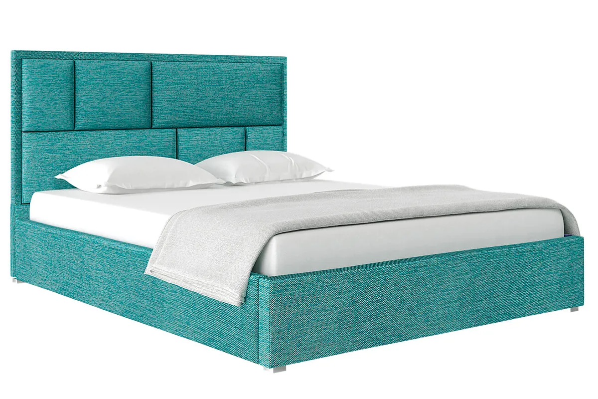 Кровать Madison с ПМ 140х200 (Рогожка / Мята) 72306322