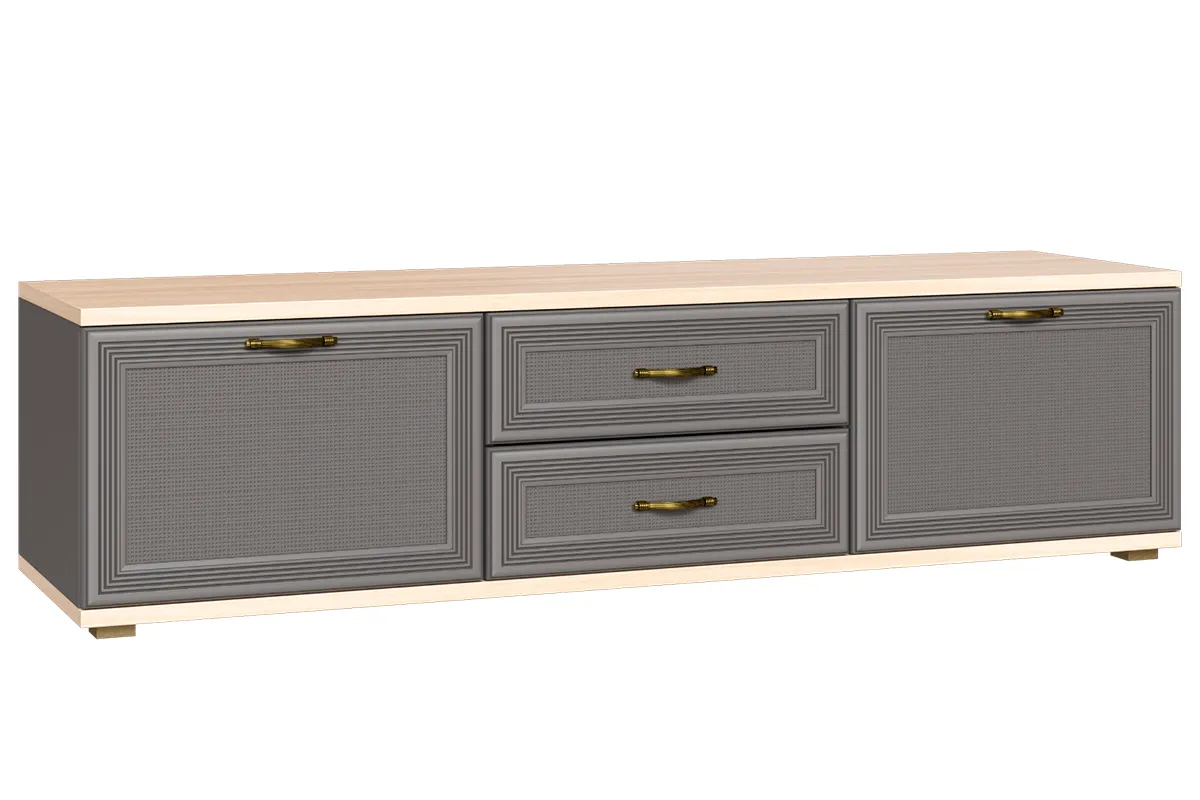 Тумба ТБ-1034-АС-СО (Ясень Асахи / Серый Оникс)