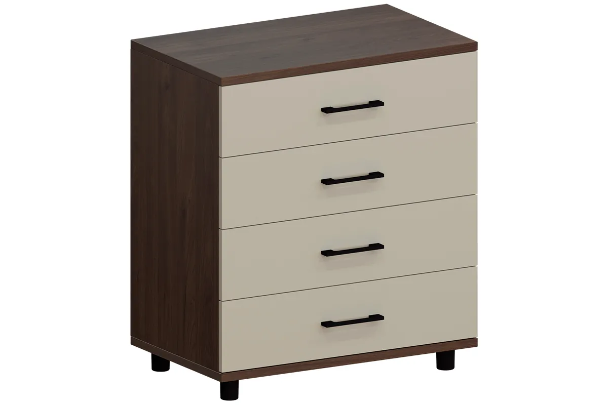 Комод КМ-5032-ГТ-КМ (Гикори Джексон Темный / Кашемир Матовый)