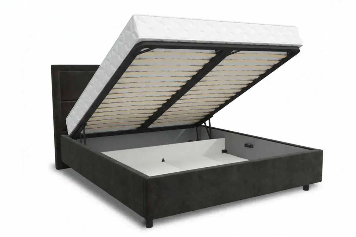 Кровать Квадро-3 с ПМ 160х200 (Тедди 20) 5 кат.