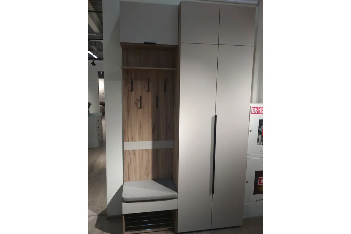 Шкаф навесной Элис Мод.29 (Дуб Альпийский/Тефия)