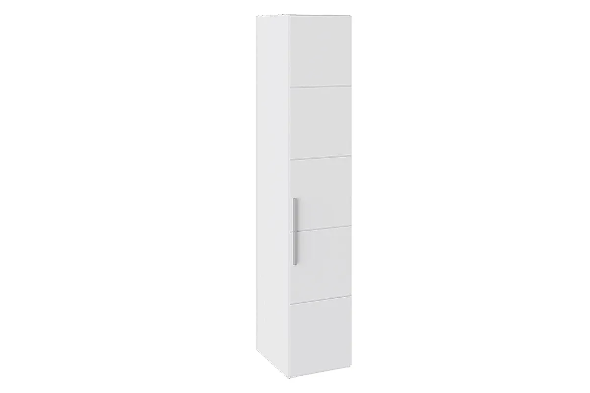 Наоми СМ-208.07.01 шкаф для белья стандарт белый глянец фото