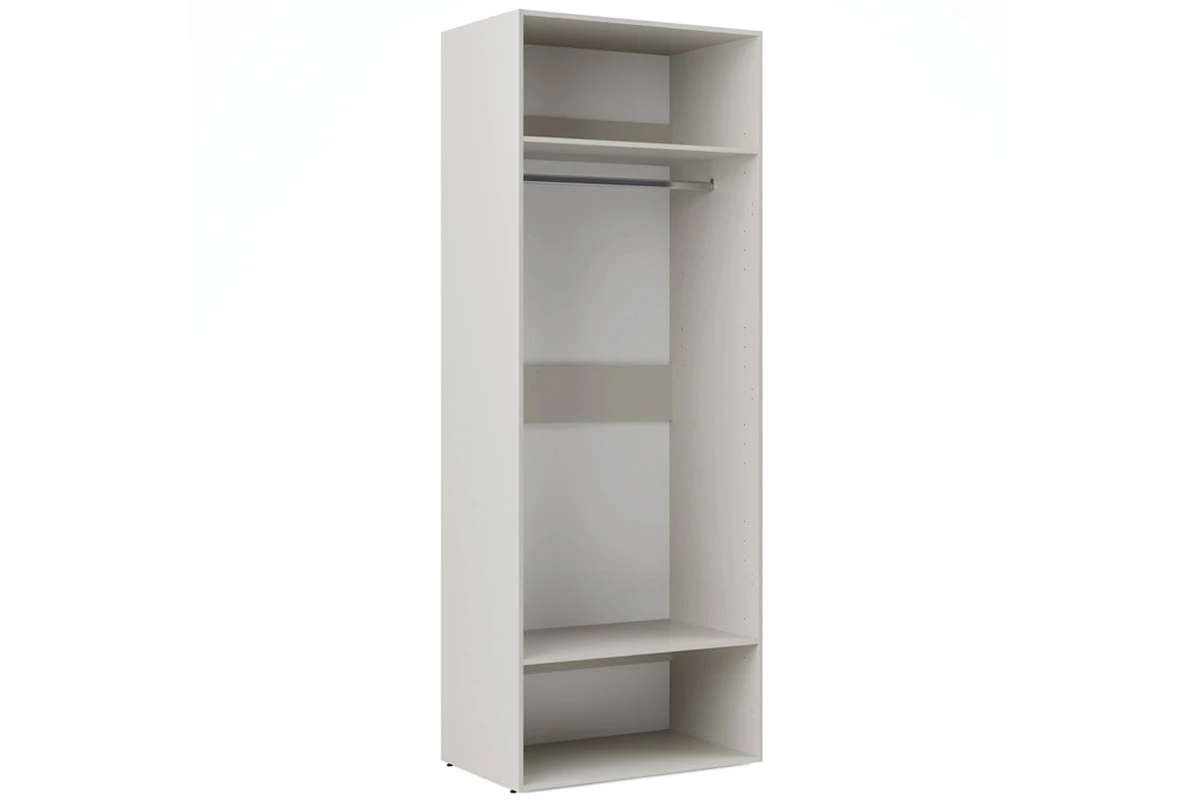 Корпус шкафа для гардеробной Мария МШ/МШУ 90.55 (Дымчато-серый)