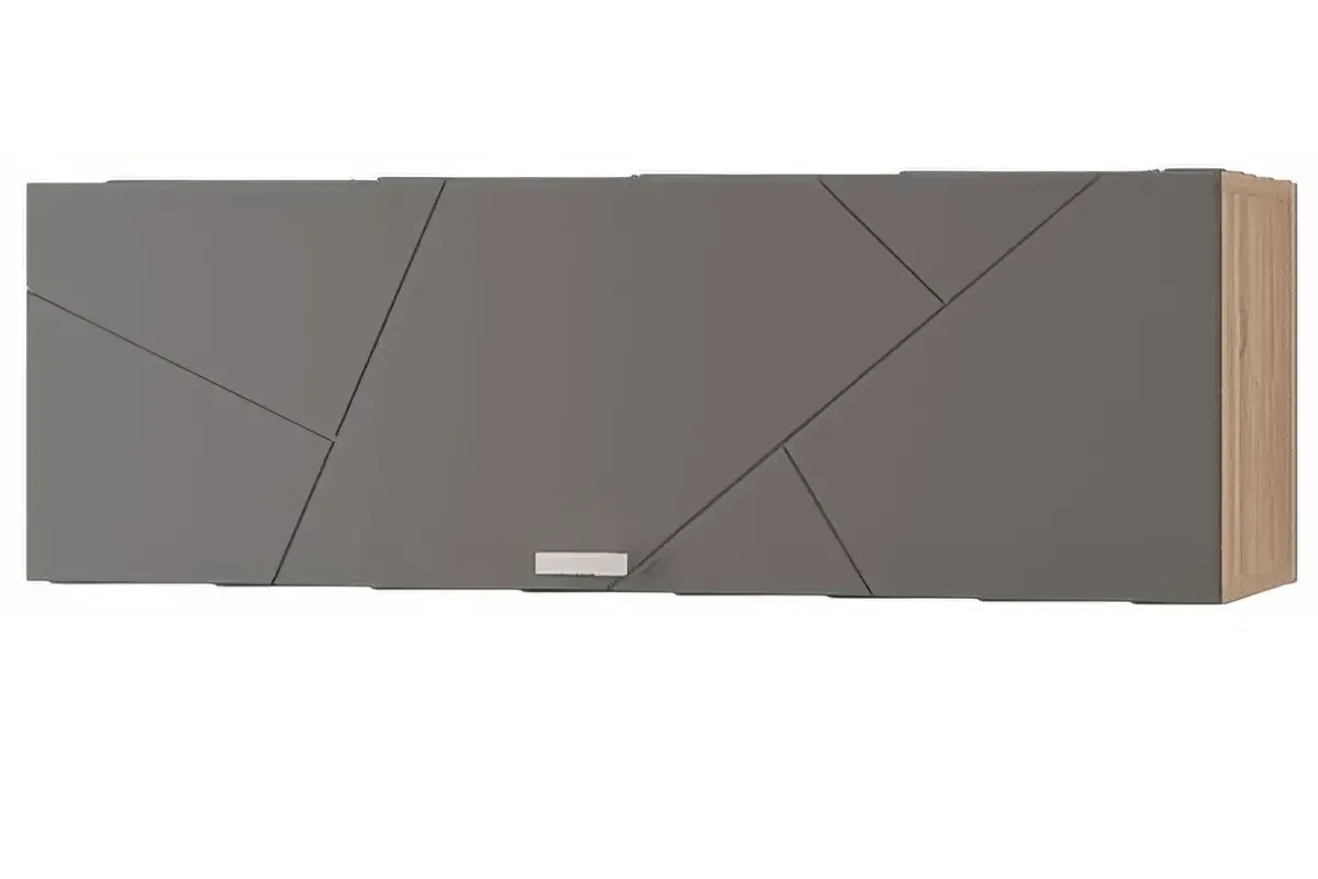 Шкаф настенный Скайлайн 900 с горизонтальной дверкой (Графит)