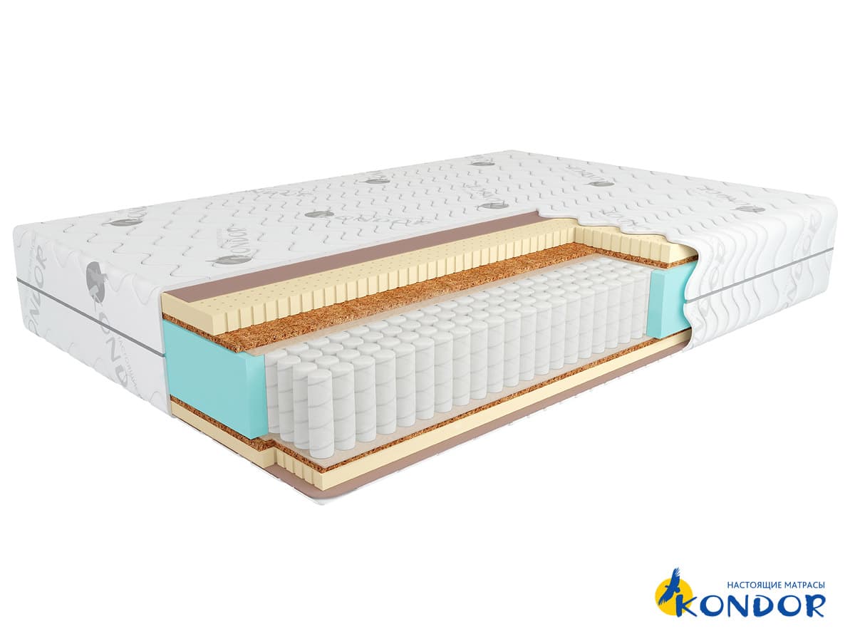 Матрас Kondor Sidney-2 Multi 140х200х22 жаккард Матрас Kondor Sidney-2 Multi 140х200х22 жаккард