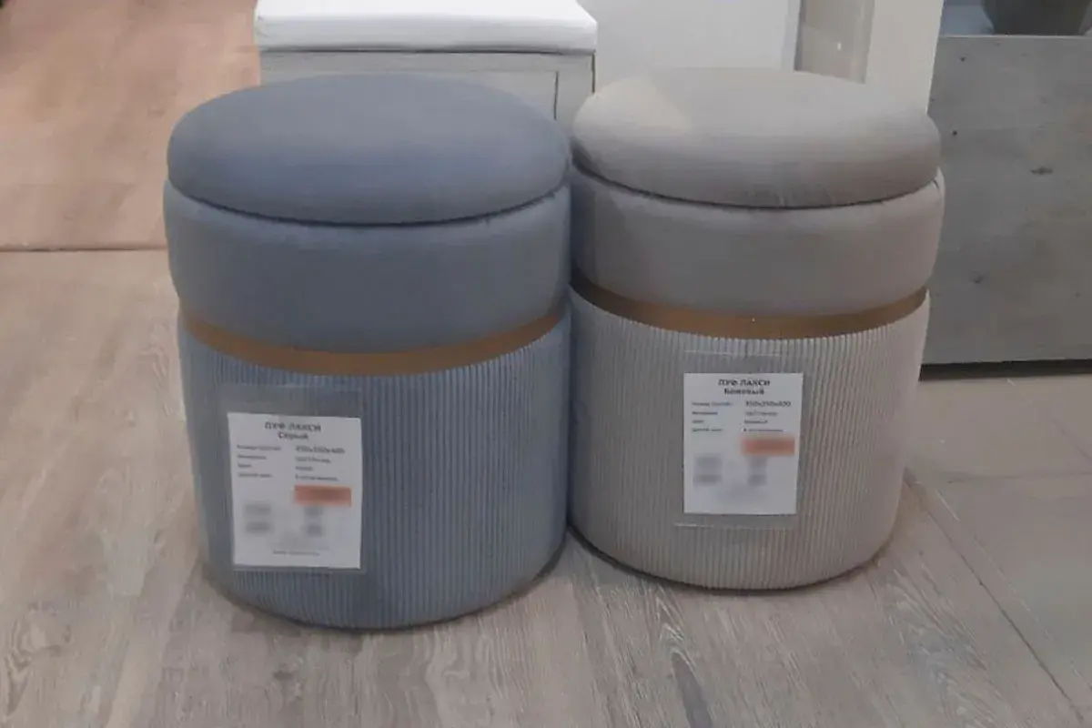 Пуф Лакси Серый