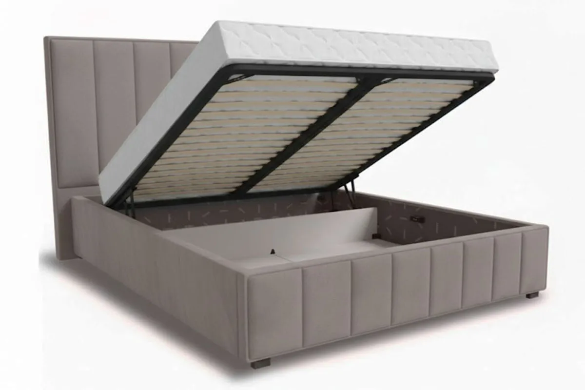 Кровать Кордова-1 с ПМ 160х200 (Lovers-27 стоун) 2 кат.