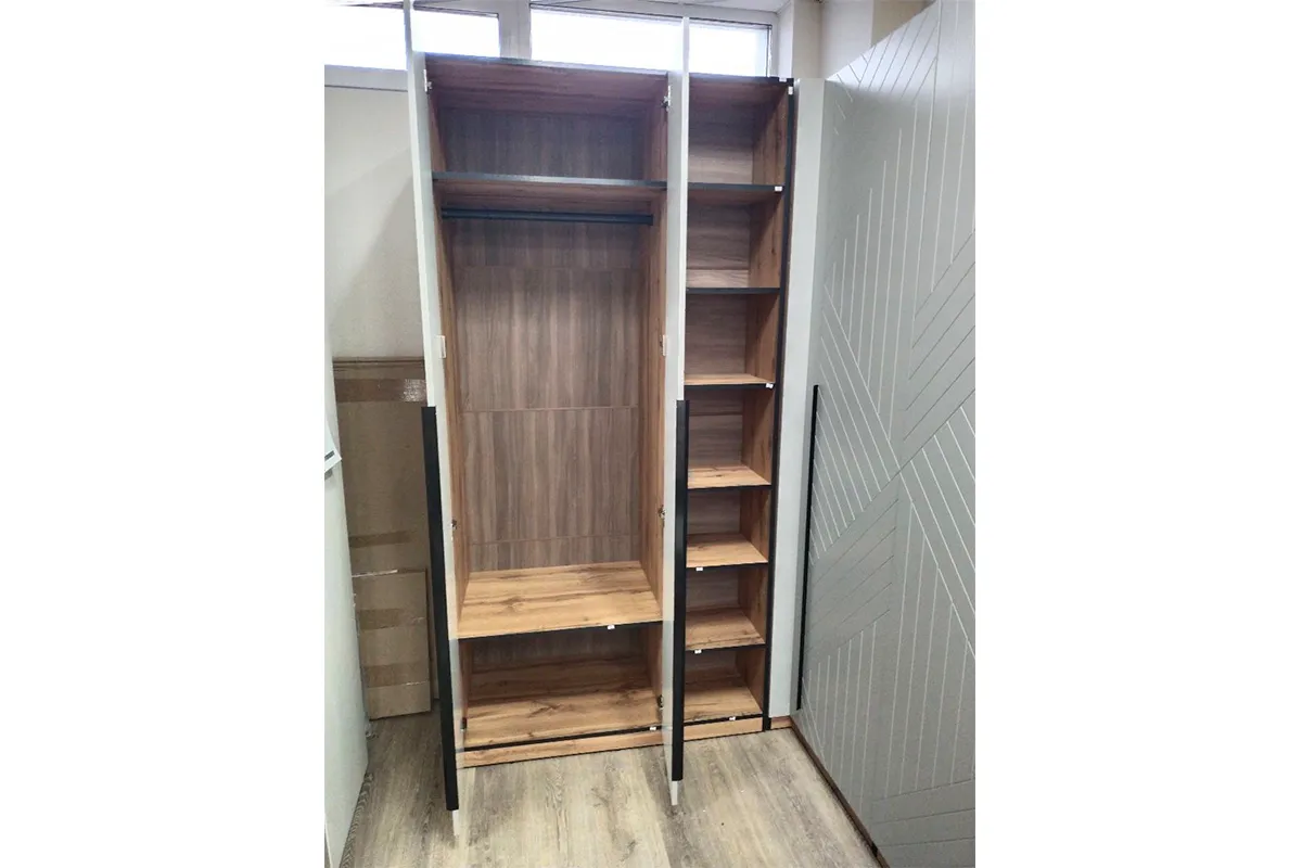 Гардеробная система Квадро (Дуб вотан / Мартини)