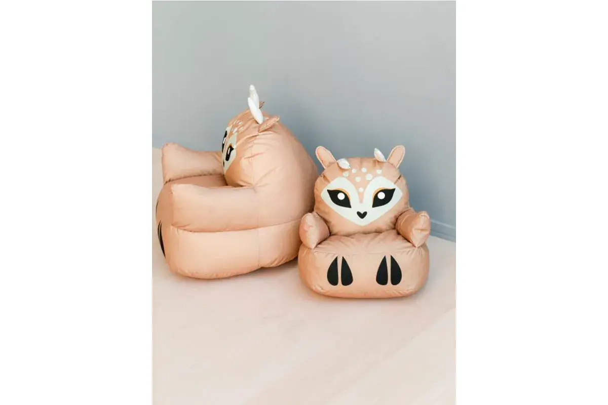 Пуфик Оленёнок L Бежевый