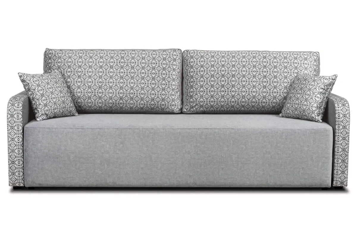 Диван прямой BRICK-2 L (Набивные подушки/Отстрочка) Тексопарк Clever Dove