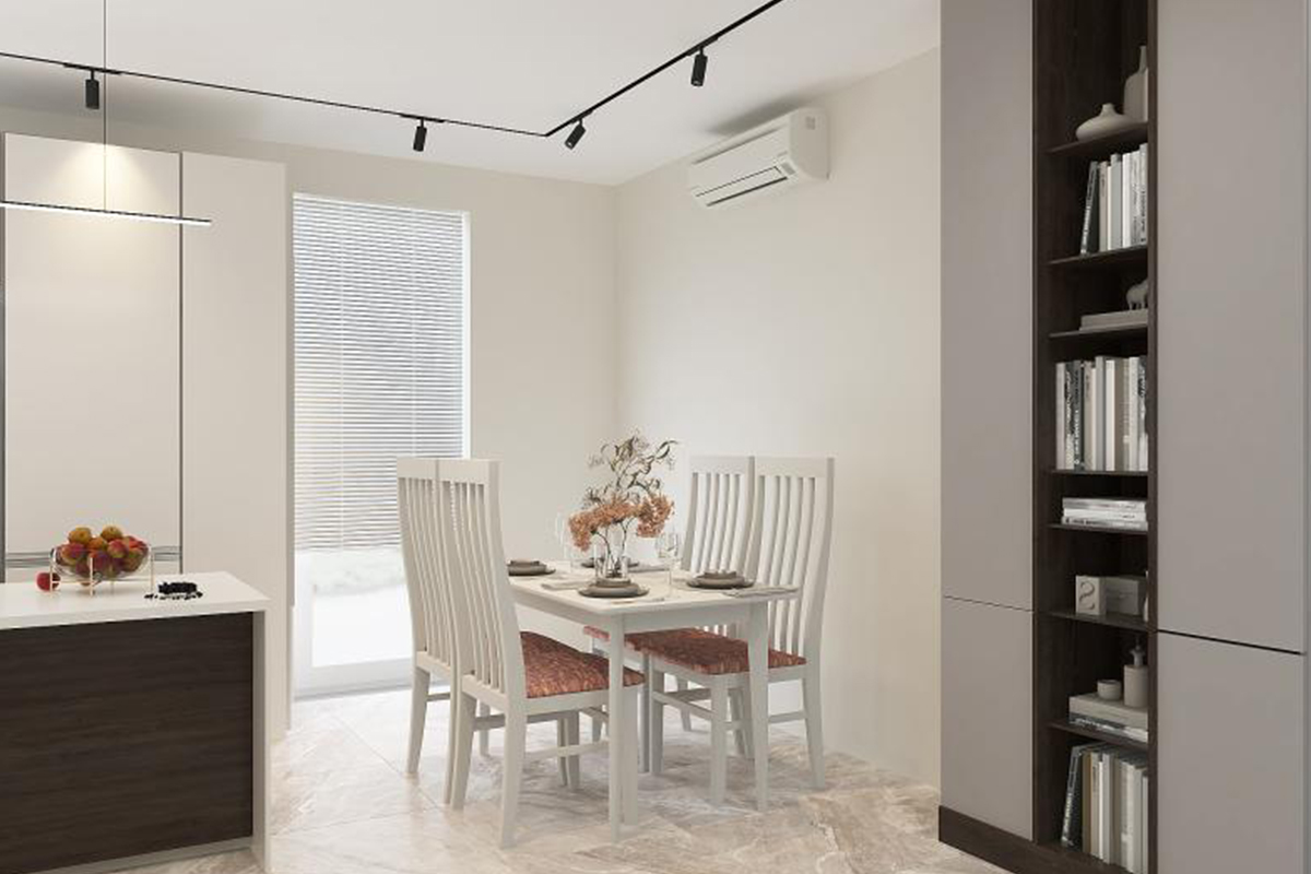 Стол обеденный Сканди (Белый)