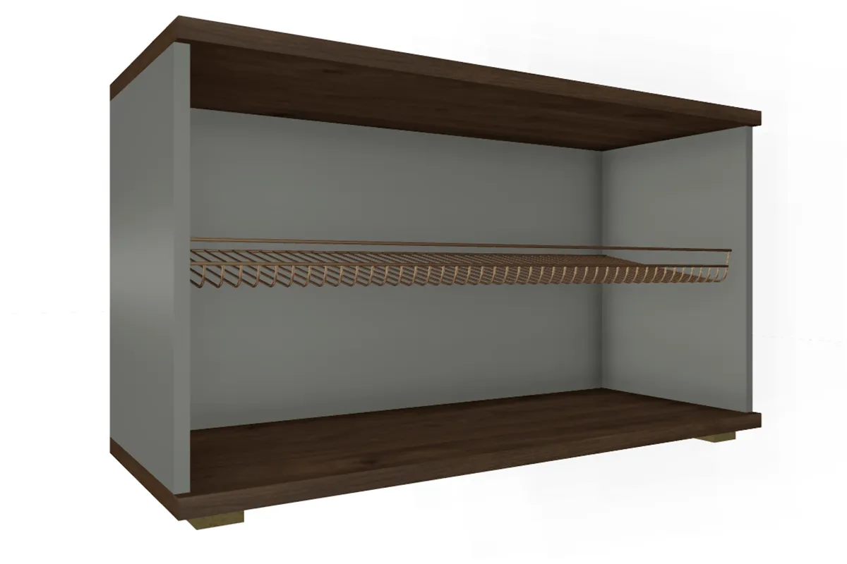 Тумба ТБ-1041-ГТ-СО (Гикори Джексон Темный / Серый Оникс)