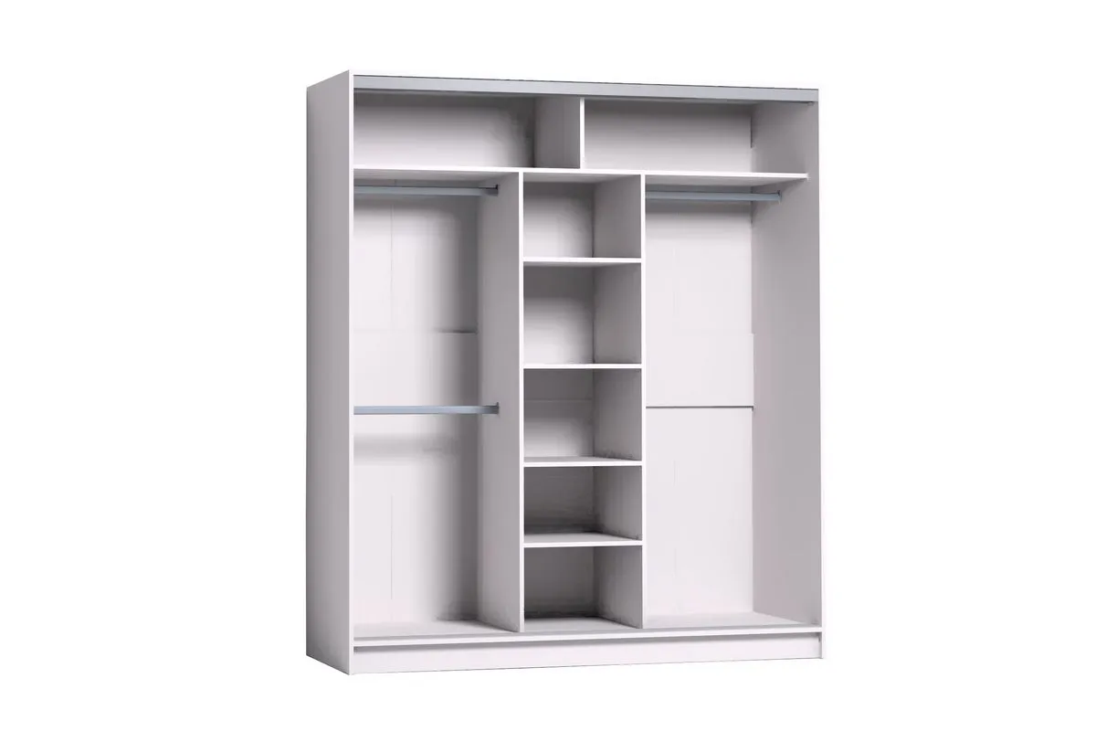 Шкаф-купе 1800 Strike ЛДСП/ЛДСП (Белый)