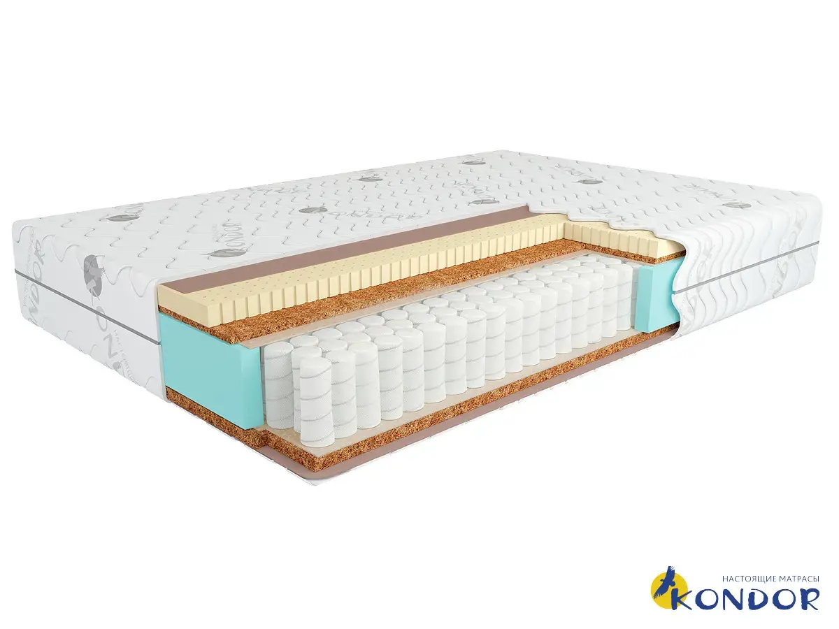 Матрас Kondor Jamaika-2 Hard 120х200х21 жаккард Матрас Kondor Jamaika-2 Hard 120х200х21 жаккард