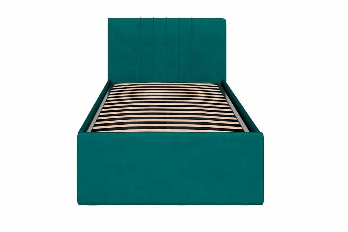 Кровать Соло односпальная с ПМ 90х200 (Newtone Emerald/Зеленый)