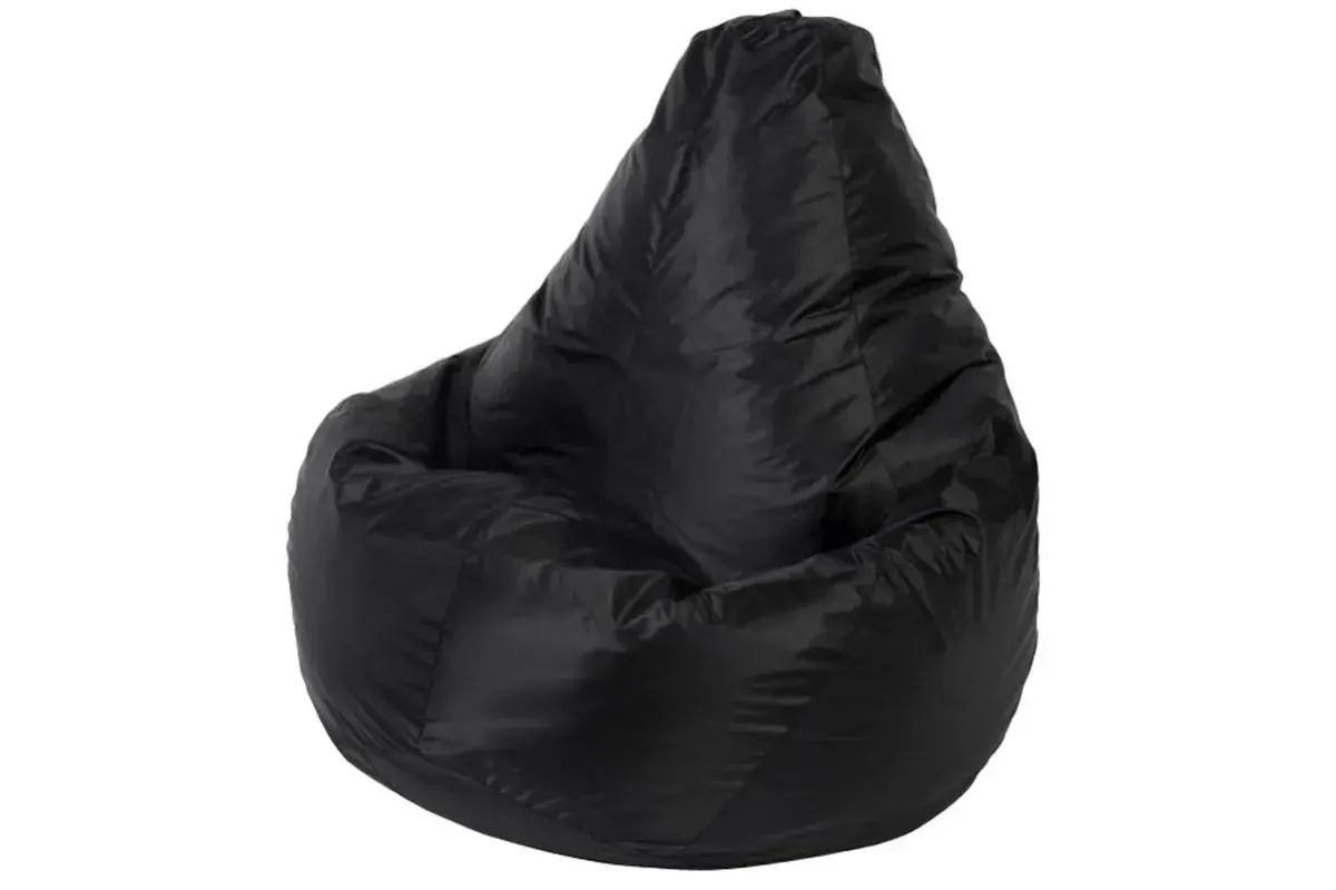 Кресло Мешок Груша Черное (Оксфорд) XL