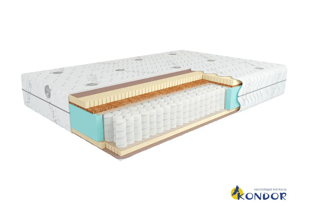 Матрас Kondor Bora-2 Hard 160х200х21 трикотаж Матрас Kondor Bora-2 Hard 160х200х21 трикотаж