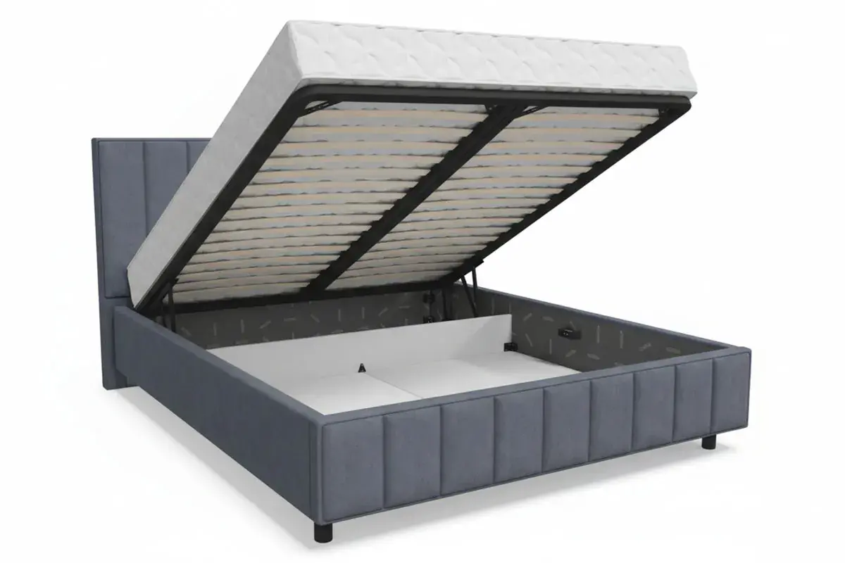 Кровать Кордова-3 с ПМ 160х200 (Velutto 32) 2 кат.