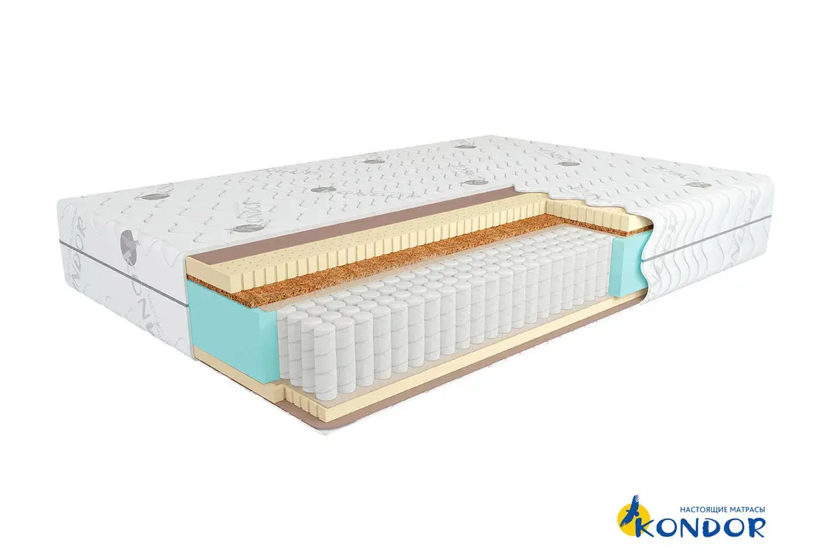 Матрас Kondor Bora-2 Multi 160х200х21 трикотаж Матрас Kondor Bora-2 Multi 160х200х21 трикотаж