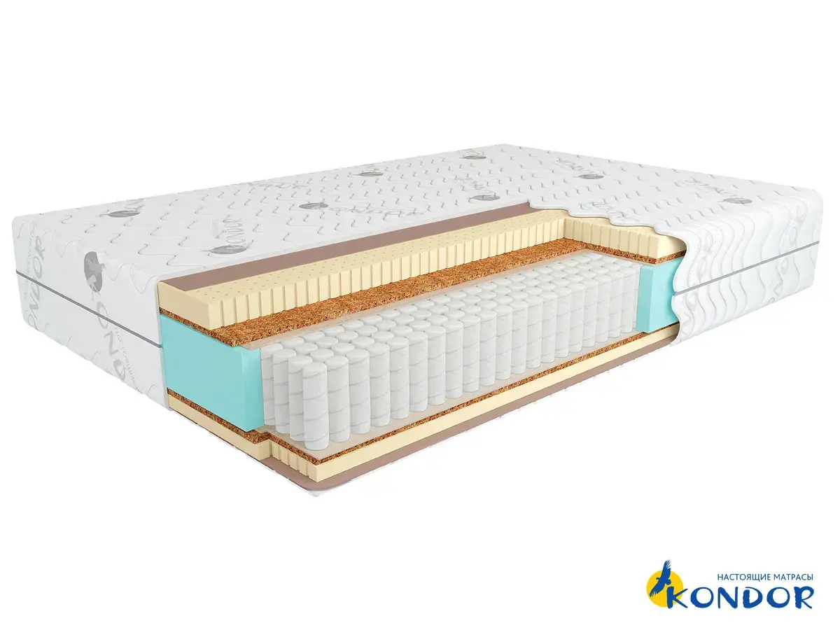 Матрас Kondor Sidney-3 Multi 90х200х23 трикотаж Матрас Kondor Sidney-3 Multi 90х200х23 трикотаж