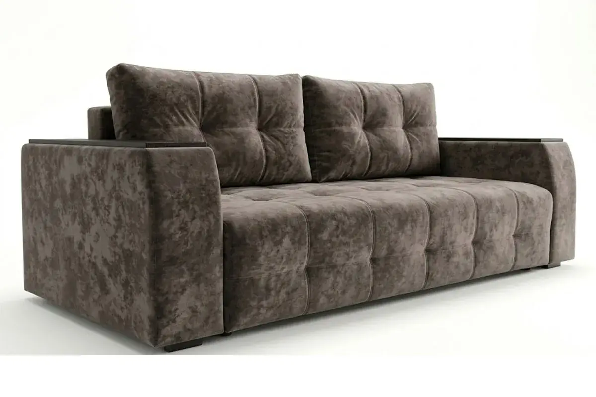 Диван-кровать Бали 4 ДК (Sensey Koriza / Накладки венге) 3 кат.