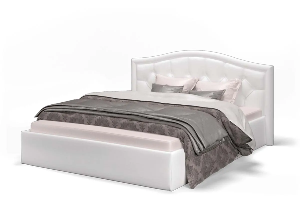 Кровать Стелла с подъемным механизмом (Vega White) 160х200