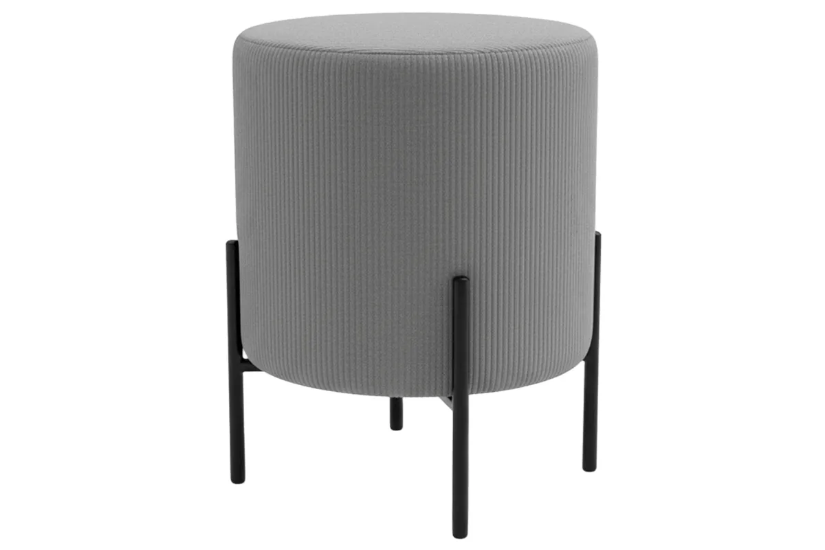 Пуф Gloria Круглый Linea Media (Серый)