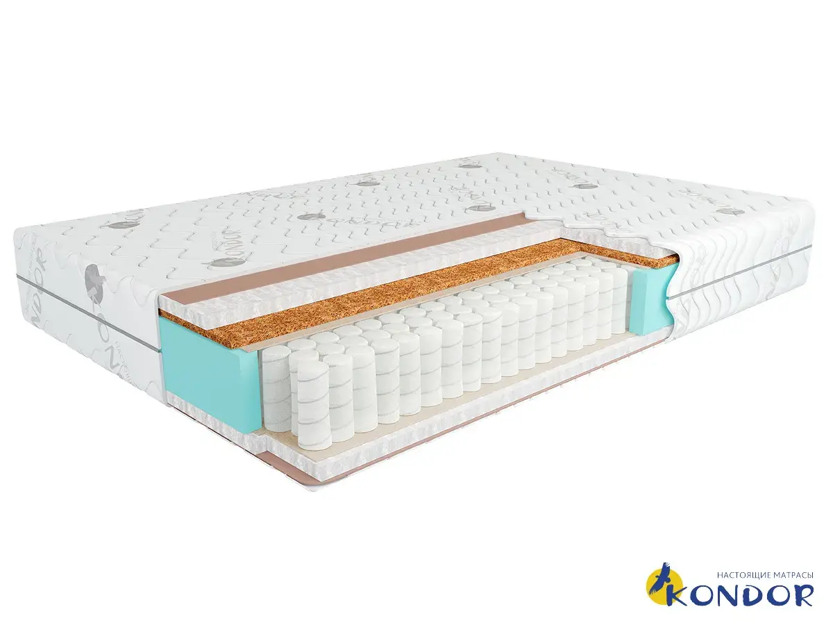 Матрас Kondor Simpo-2 Tango 180х200х18 трикотаж Матрас Kondor Simpo-2 Tango 180х200х18 трикотаж