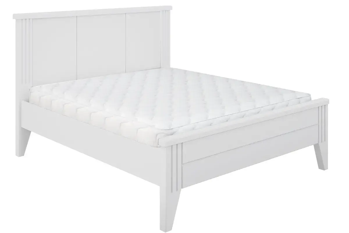 Кровать Верона 140х200 (массив) (Белый)