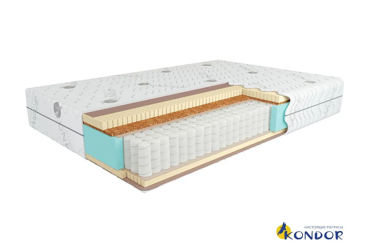 Матрас Кондор Bora 2 Medio 120х200 Чехол жаккард